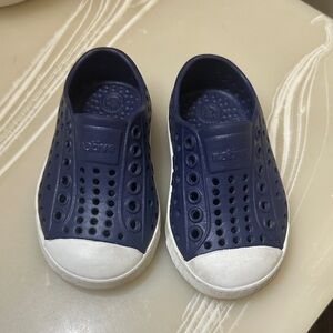 Native Navy Blue Kids Shoes